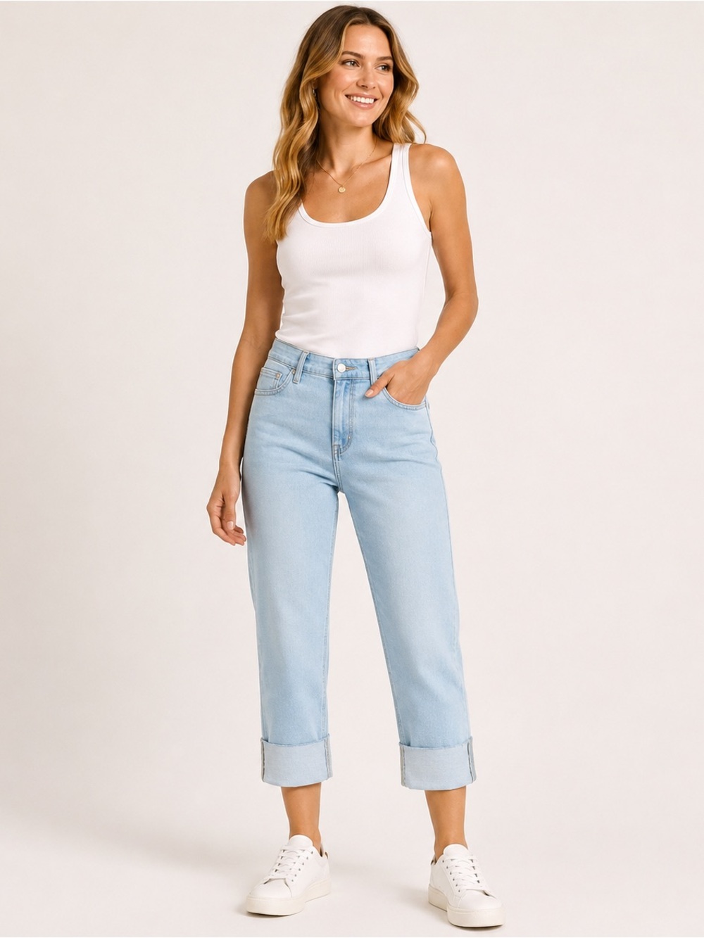 Dear John Blaire Straight Leg Jeans High Rise Light Wash 31x28 Ankle Raw Hem NWT